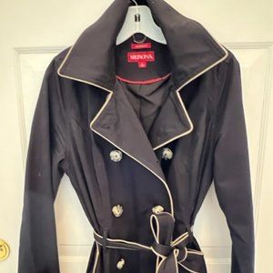 Merona Black Trench Coat